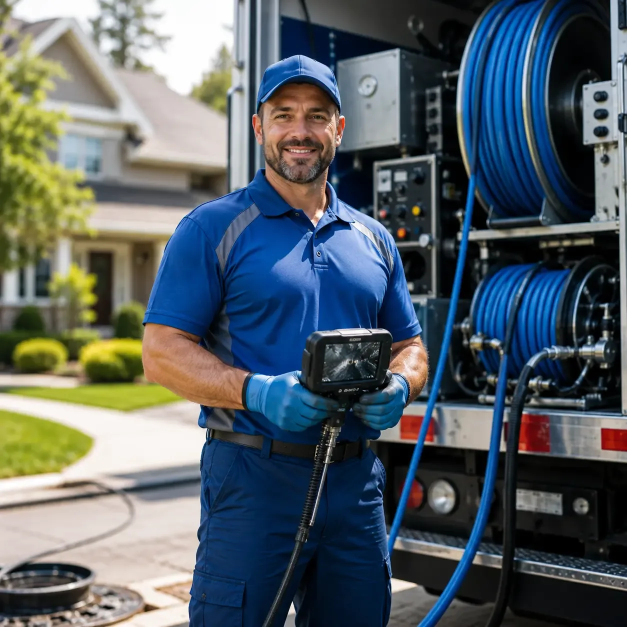 Local outdoor drain cleaning specialists in Lansford, PA